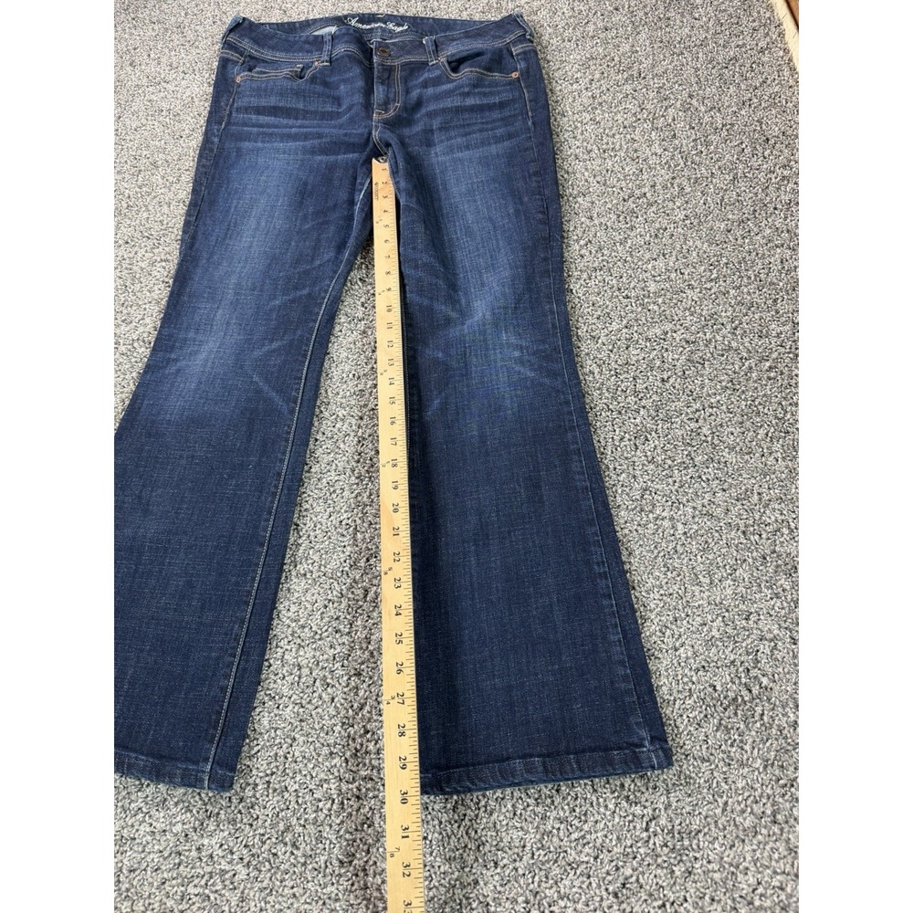 Vintage Y2K American Eagle Original Bootcut Jeans Women's Size 16 Blue - Picture 9 of 11